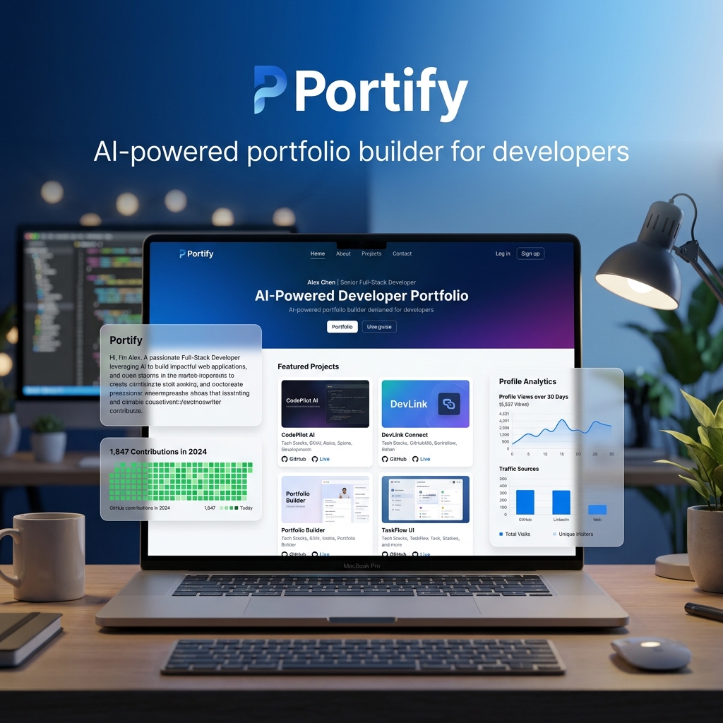 Portify — AI-powered developer portfolio builder